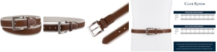 Club Room Men's 35mm Leather Overlay Belt, Created for Macy's 